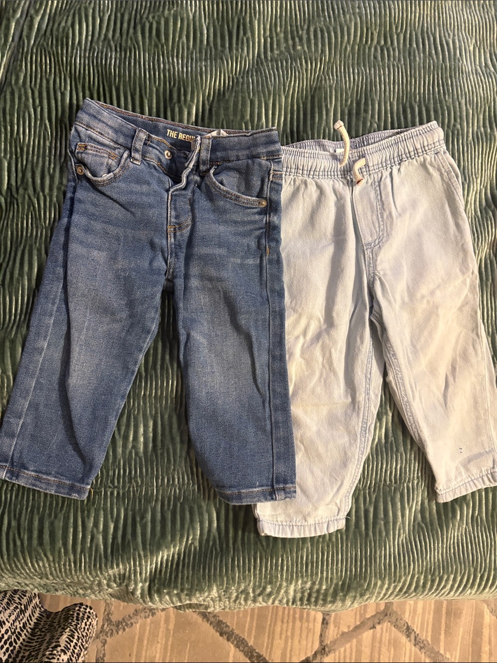 Kids Blue and Light Blue Denim Pants - Pack of 2 bundle